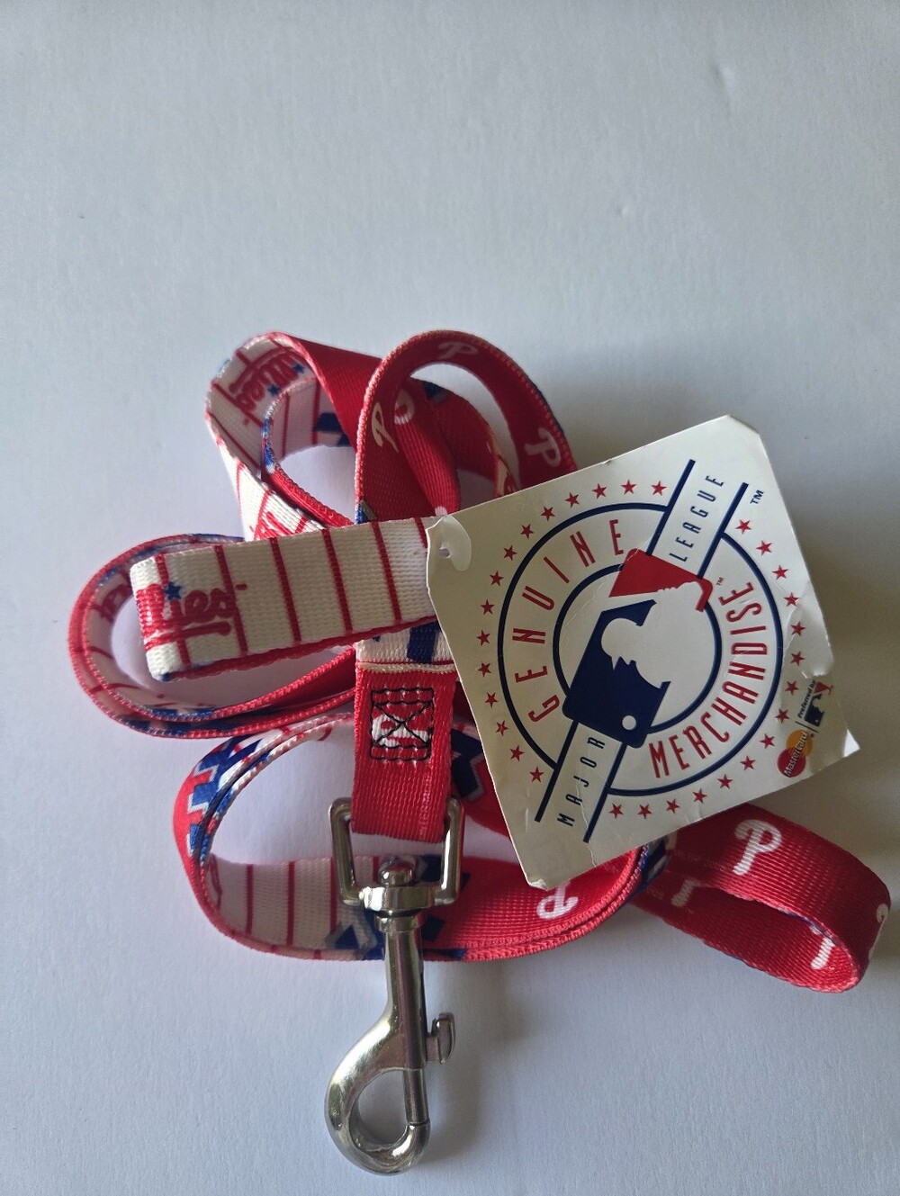 Philadelphia Phillies Dog Leash Logo NWT MLB Baseball Heavy Duty 6 ft - Picture 3 of 3